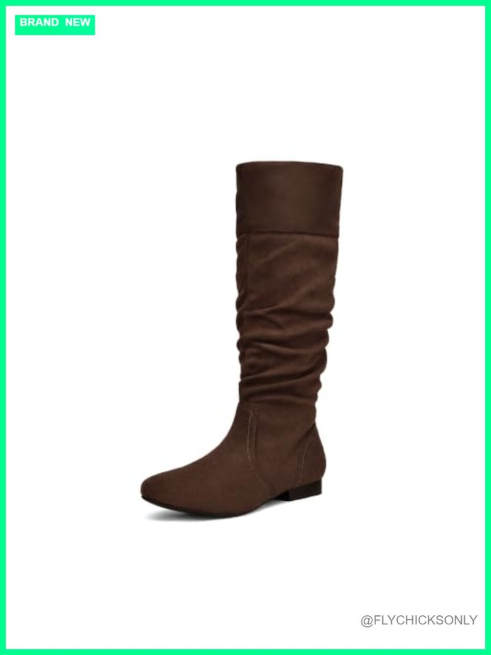 Women's Knee High Slouchy Boots Faux Fur Lined Faux Suede Winter